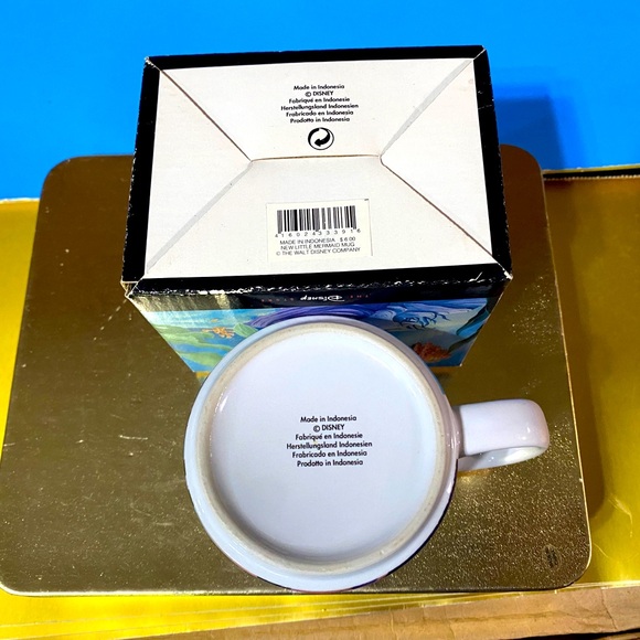 DISNEY STORE EXCLUSIVE VTG 90’s NWT THE LITTLE MERMAID COLLECTIBLE CERAMIC MUG - Picture 15 of 16